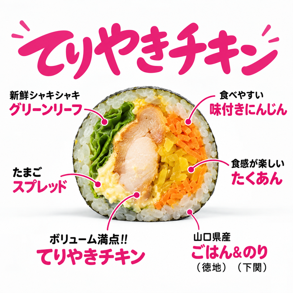照り焼きチキンキンパ 5Pセット（1P4切れ）
